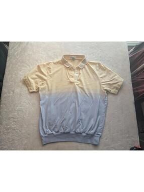 Vintage Colorblock Short Sleeve Polo Shirt